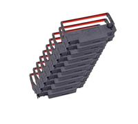EHxCUF Nastro da stampa inchiostro compatibile per ERC30 ERC34 ERC38 Utilizzo con TM-U220PD U230 U210A TM-U370 U300C M188B M188D Stampante(10 pcs Black and red)