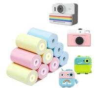 EHxCUF Rotoli termici rotoli da 57 mm BPA non adesiva gratis per stampanti fotocamera istantanea compatibili con stampanti portatili per il diario fotografico etichette degli uffici(6 Rolls)