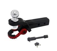 EHYSYN Supporto a Sfera Accessori per Il Traino Pesanti Gancio di Traino per rimorchio con grillo di Prua e Ricevitore con Anello a D