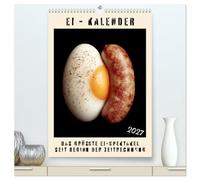 Ei Kalender - das größte Ei-Spektakel seit Beginn der Zeitrechnung (hochwertiger Premium Wandkalender 2027 DIN A2 hoch), Kunstdruck in Hochglanz: So viel Ei gab's noch nie - mit Schale und viel Humor.
