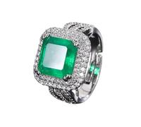 EIAAMRYMITE Nuovo 2026 5 Trend Argento Smeraldo Pietra preziosa Collana Pendente Anello Orecchini Per Le Donne Lusso Festa di Nozze Gioielli Raffinati Decorazione Anniversario Trendy Miglior Regalo