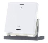 EIB, KNX, Push Button Lite 63 1 Volta, RGBW, Tende, Finitura Lucida Bianco Studio BE-TAL6301.A1
