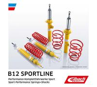 EIBACH Set per Veicoli Molle Ammortizzatore a Gas Einrohr per Seat Leon Golf VW