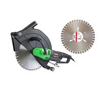 Eibenstock Etr 400.1 P Sega a Mano Con Lama 400 Denti-Corti Cemento Mattone