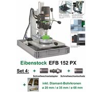 Eibenstock Piastrelle-Trapano Efb 152 Px Set 4 Con Adattatore Corona 22/35/68