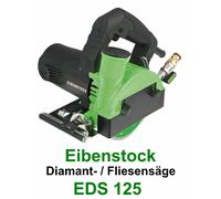 Eibenstock Sega Diamantata Eds 125 + Lama Per Piastrelle Crosscut Saw Tile