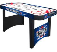 EIC Sport One Air Hockey Arena - Gioco con gambe elettrico, con 2 manopole e ...