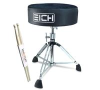 Eich DBC400R-SST - Sgabello per subwoofer in velluto con bacchette Keepdrum