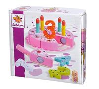 Eichhorn 100003729 Torta di Compleanno in Legno con i Numeri, Spina 1/4