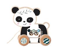Eichhorn - Animale da Disegno, Panda con Suoni e Movimento, Lunghezza 15 cm, in Legno di Betulla, a Partire da 1 Anno