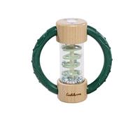 Eichhorn Baby Hipp Collection 100005877 - Bastone sonaglio con manici, offre molti stimoli tattili, 5 x 12 cm, 100% legno di faggio certificato FSC, a partire dai 3 mesi in su