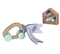 Eichhorn - Baby Pure Veicolo Scorrevole - Realizzato in Legno di faggio Certificato FSC al 100%, Giocattolo in Legno sostenibile, con Tessuto e Funzione scoppiettante, Adatto per Bambini a Partire da