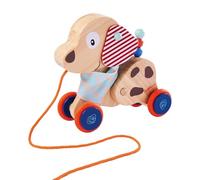 Eichhorn Giocattolo trainabile Cagnolino 100005586 17,5 cm in legno 1+ anno Nuovo