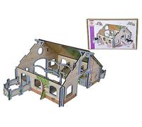 Eichhorn - Cavallo, Edificio con scatole per Cavalli e cancello, 30 Pezzi, 57 x 52 x 35 cm, dai 3 Anni in su
