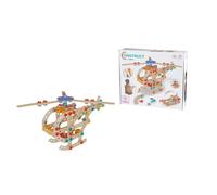 Eichhorn Construct Elicottero - 209 pezzi giocattolo da costruzione 2 in 1 per promuovere la comprensione tecnica e le capacità motorie, costruibile come elicottero o barca, legno certificato FSC, dai
