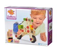 Eichhorn - Constructor scooter, versatile wooden toy, 65 pieces, 4 different mod