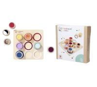 Eichhorn: Gioco didattico in legno Montessori 10 pezzi - Tavola incastro forme