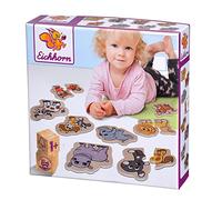 Eichhorn 100005206 EH Animal Puzzle 16 Pieces, Colourful