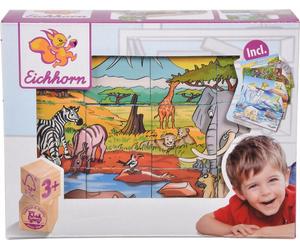 Eichhorn Puzzle a Cubo con Animali - 1 pz.
