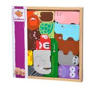 Eichhorn- EH-Set di Animali in Scatola di Legno, Multicolore, 4003046010008