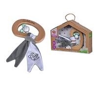 Eichhorn - Sonaglio Baby Pure - Realizzato in Legno di faggio Certificato FSC al 100%, Giocattolo in Legno sostenibile, con Lamina scoppiettante, Senza BPA, Adatto per Bambini dai Primi Mesi di Vita