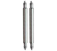 Eichmüller - 2 barrette a molla in acciaio INOX di alta qualità, diametro 1,3 mm, per orologi