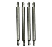 Eichmüller 4 barrette a molla da 20 mm, spessore 1,3 mm, in acciaio inox, 20 mm