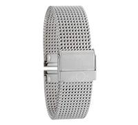 Eichmüller - Cinturino in acciaio inox massiccio, 22 mm, colore: argento
