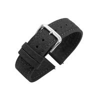 Eichmüller Cinturino per orologio in pelle vegana, 14/16/18/20/22 mm, in pelle vegana, 20 mm, foglia di ananas, nessuna.