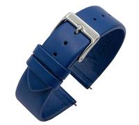 Eichmüller Cinturino per orologio in similpelle vegana, 14/16/18/20/22 mm, senza cuciture, colore: nero, marrone, grigio, bianco, blu, 16 mm, bucce di mela, nessuna.