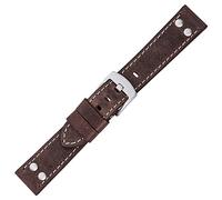 Eichmüller since 1950 Eichm?ller Ersatzband Uhrenarmband Vintage Look Leder Band 20mm 756