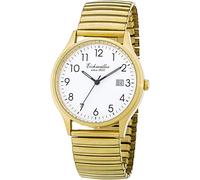 Eichmüller since 1950 Herren Klassische Armbanduhr 38mm Flexband 5 ATM Quarz Datum 3052-04