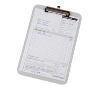 EICHNER Tavoletta con morsetto ABS con occhiello estraibile DIN A4 grigio Quantità:1