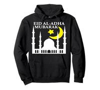 Eid al Adha Mubarak 2026 Happy Eid for Muslims - Eid Mubarak Felpa con Cappuccio