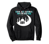 Eid al Adha Mubarak 2026 Happy Eid for Muslims - Eid Mubarak Felpa con Cappuccio