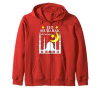 Eid Mubarak Arabic Eid al Fitr 2026 Eid al Adha - Happy Eid Felpa con Cappuccio
