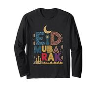 Eid Mubarak, Eid Kids Abbigliamento per aiuti Musulmani Eid al Fitr Maglia a Manica