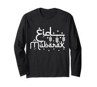 Eid Mubarak Felice Ramadan Vacanza Islamica Maglia a Manica