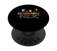 Eid Mubarak Kareem Felice Ramadan Islamico Digiuno Musulmano PopSockets PopGrip Adesivo