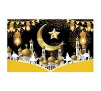 Eid Mubarak Photo Booth Sfondo 180 x 110 cm progettato per completare abiti tradizionali e ambienti culturali (B)