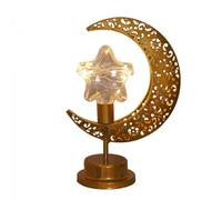 Eid Mubarak Ramadan Night Light Lamp For Muslim Islam Table Party DecorationMoon Star style