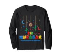 Eid Mubarak Un Giorno di Gioia E Celebrazione Eid al Fitr Maglia a Manica