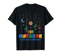 Eid Mubarak Un Giorno di Gioia E Celebrazione Eid al Fitr Maglietta