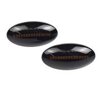 EIDASH Indicatori Direzione Specchietto Per Suz&uki Per Swift Per Jimmy Per Vitara SX4 Per Alto Una Coppia Indicatori Direzione Laterali Dinamici Per Auto Con Flusso D'acqua(Smoked Black)