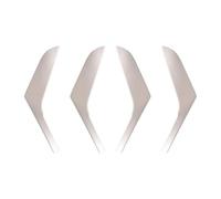 EIDASH Maniglie Pannello Portiera Interna per VW per G&olf 6 GTI MK6 2009-2013 Anteriore Posteriore Porta Interna Maniglia Bracciolo Copertura Pannello di Rivestimento(1set Silver)