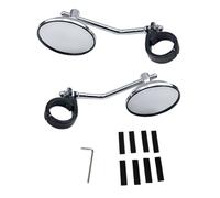 EIDASH Specchietto Retrovisore Moto per Spo&rtster XL 883 per Custom 1200 per Iron 883 per XL883N per Forcelle da 38-41mm Specchietti Laterali Moto(A)