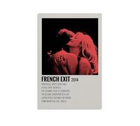 Eiebate Album musicale con scritta "TV Girl Lovers Rock French Exit", poster per stanza, decorazione artistica da parete per camera da letto, 30 x 45 cm