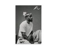 Eiebate Kendrick Poster Lamar Rapper Poster estetico per stanza, decorazione artistica da parete per camera da letto, 50 x 75 cm