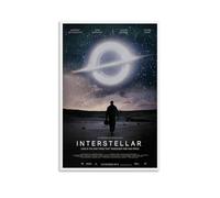 Eiebate Poster del film Interstellar, poster classico di fantascienza, poster per stanza, decorazione artistica da parete per camera da letto, 60 x 90 cm