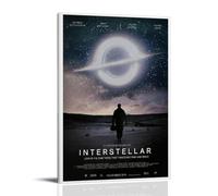 Eiebate Poster del film Interstellar, poster classico di fantascienza, poster per stanza, decorazione artistica da parete per camera da letto, 30 x 45 cm